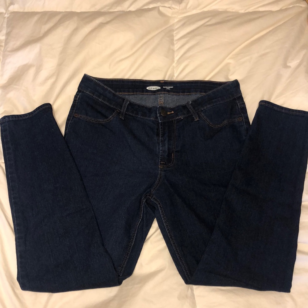 Old Navy blue skinny jeans size 8